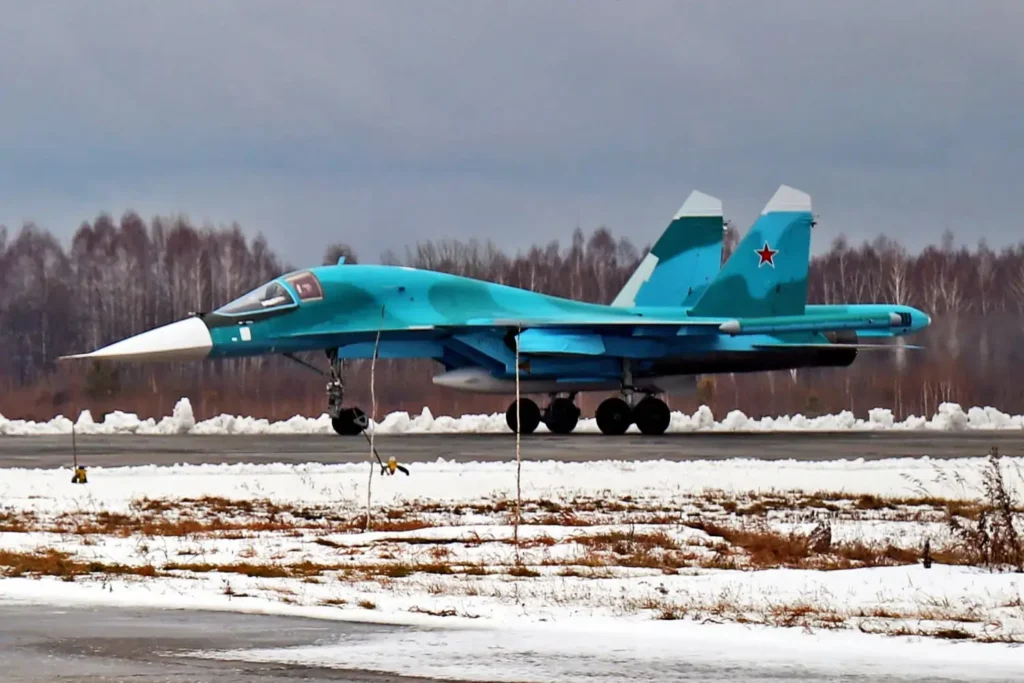 Russian Sukhoi su-34 fighter jet