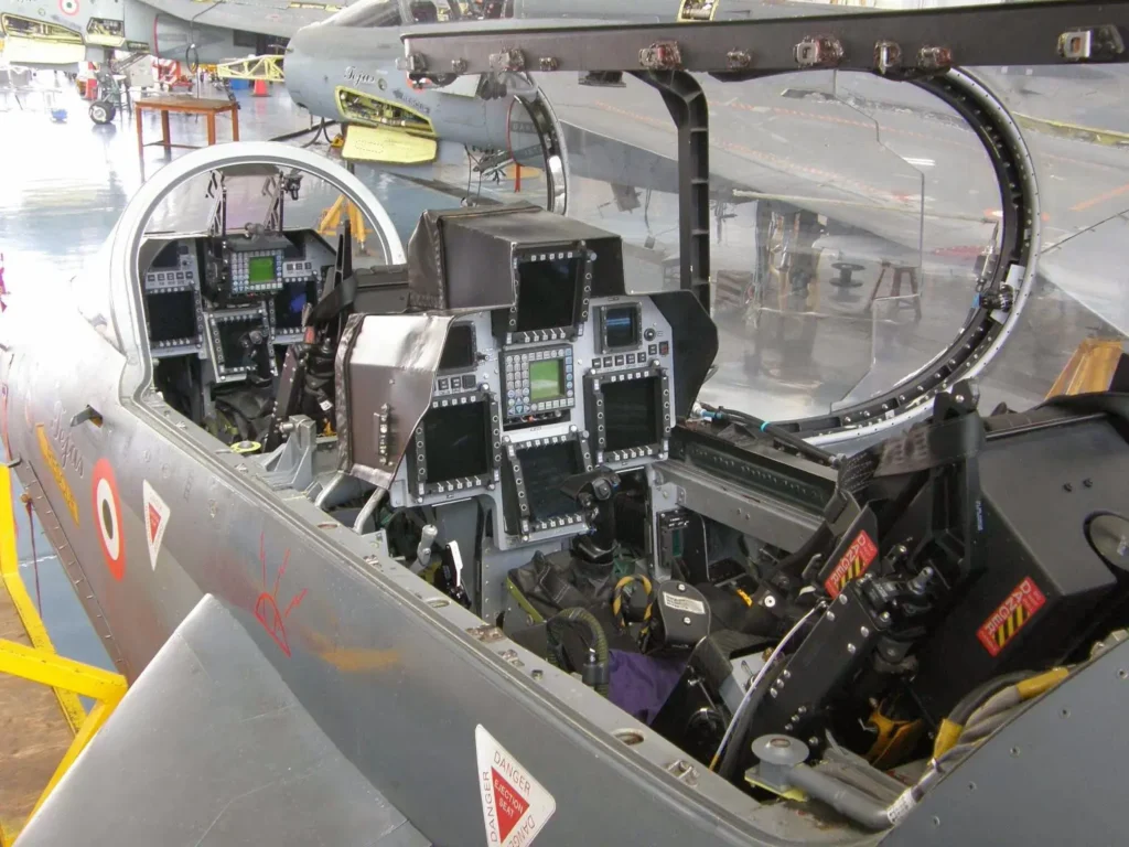 Tejas Light Combat Supersonic Fighter cockpit